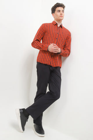 Cardinal Kemeja Lengan Panjang Slim Fit Pria C2387J10A