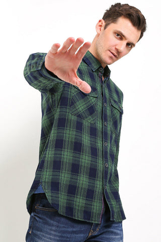 Cardinal Kemeja Lengan Panjang Slim Fit Pria C2478J006A