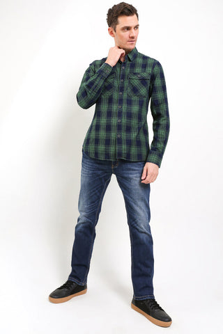 Cardinal Kemeja Lengan Panjang Slim Fit Pria C2478J006A