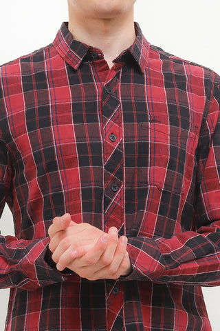 Cardinal Kemeja Lengan Panjang Slim Fit Pria C2578J11A