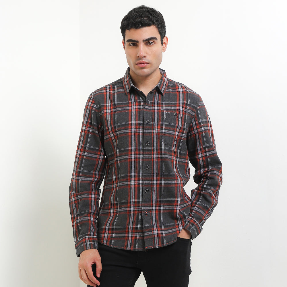Cardinal Kemeja Lengan Panjang Slim Fit Pria C2669J04C
