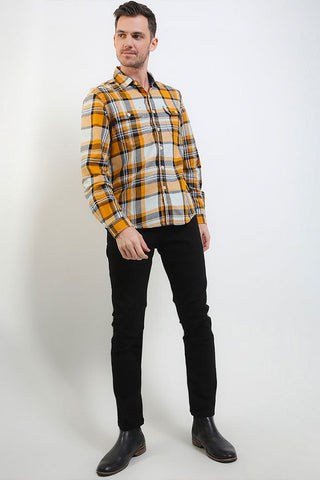 Cardinal Kemeja Lengan Panjang Slim Fit Pria C2674J07A