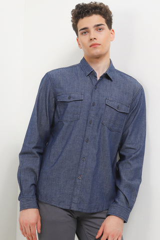 Cardinal Kemeja Lengan Panjang Slim Fit Pria C2703J16A