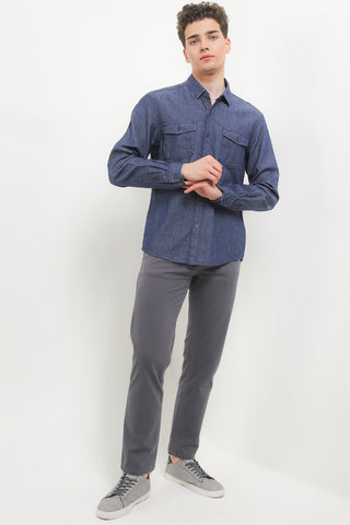 Cardinal Kemeja Lengan Panjang Slim Fit Pria C2703J16A