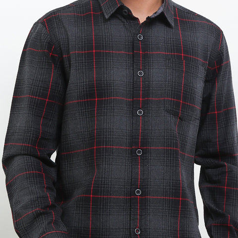 Cardinal Kemeja Lengan Panjang Slim Fit Pria C2741J01C