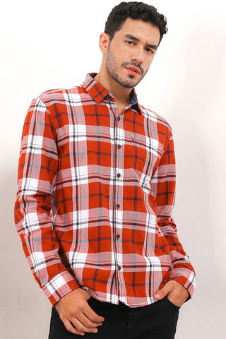 Cardinal Kemeja Lengan Panjang Slim Fit Pria C2744J10A