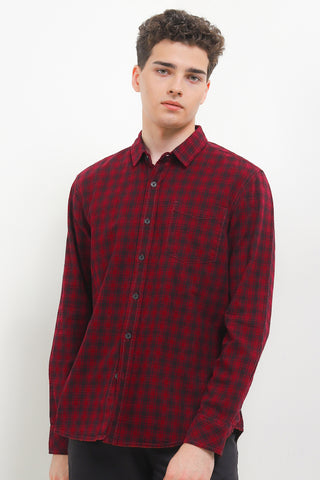 Cardinal Kemeja Lengan Panjang Slim Fit Pria C2772J11A