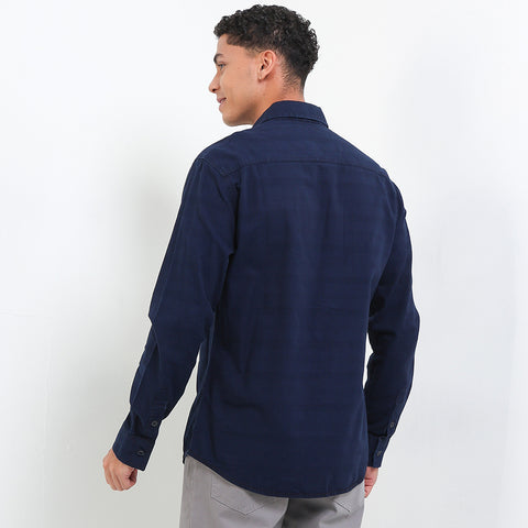 Cardinal Kemeja Lengan Panjang Slim Fit Pria C2799J02H