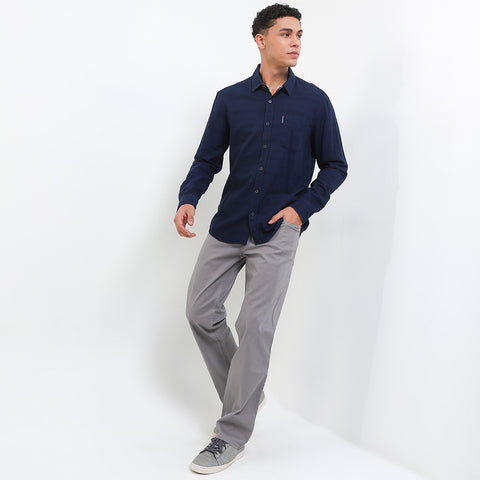 Cardinal Kemeja Lengan Panjang Slim Fit Pria C2799J02H