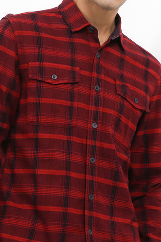 Cardinal Kemeja Lengan Panjang Slim Fit Pria C2802J11F