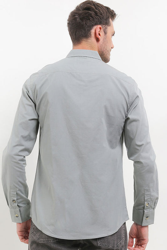 Cardinal Kemeja Lengan Panjang Slim Fit Pria C2816J06B