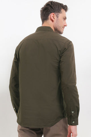 Cardinal Kemeja Lengan Panjang Slim Fit Pria C2818J03G