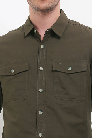 Cardinal Kemeja Lengan Panjang Slim Fit Pria C2818J03G
