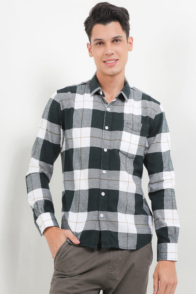 Cardinal Kemeja Lengan Panjang Slim Fit Pria C2842J06A