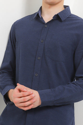 Cardinal Kemeja Lengan Panjang Slim Fit Pria C2860J02H