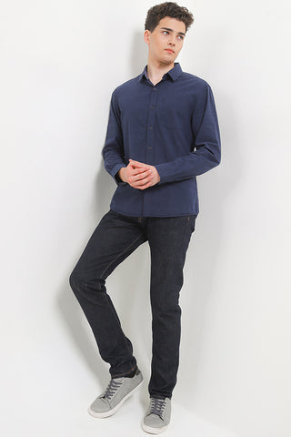 Cardinal Kemeja Lengan Panjang Slim Fit Pria C2860J02H