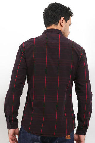 Cardinal Kemeja Lengan Panjang Slim Fit Pria C2864J11F