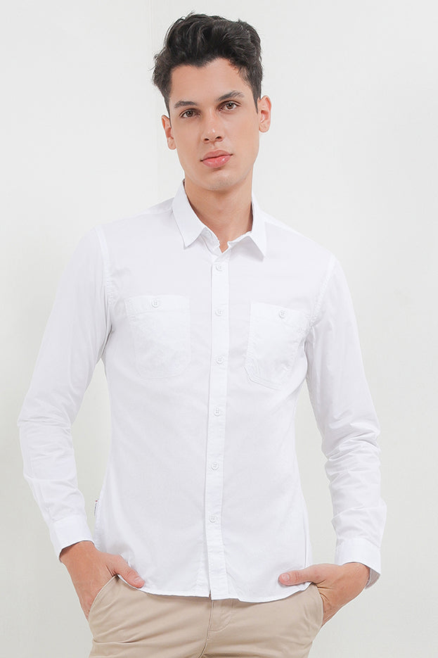 Cardinal Kemeja Lengan Panjang Slim Fit Pria C2876J08A