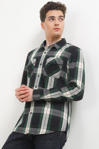 Cardinal Kemeja Lengan Panjang Slim Fit Pria C2892J06A