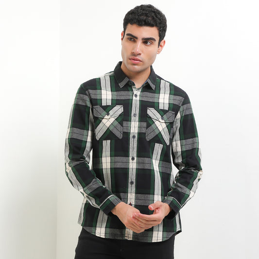Cardinal Kemeja Lengan Panjang Slim Fit Pria C2893J06A