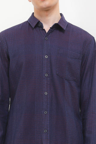 Cardinal Kemeja Lengan Panjang Slim Fit Pria C2900J02H