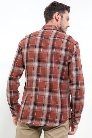 Cardinal Kemeja Lengan Panjang Slim Fit Pria C2902J03A