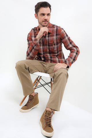 Cardinal Kemeja Lengan Panjang Slim Fit Pria C2902J03A