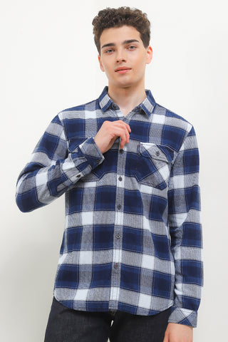 Cardinal Kemeja Lengan Panjang Slim Fit Pria C2904J02H