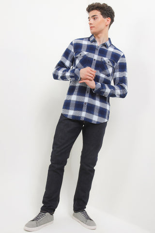 Cardinal Kemeja Lengan Panjang Slim Fit Pria C2904J02H