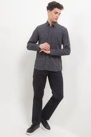 Cardinal Kemeja Lengan Panjang Slim Fit Pria C2908J01A