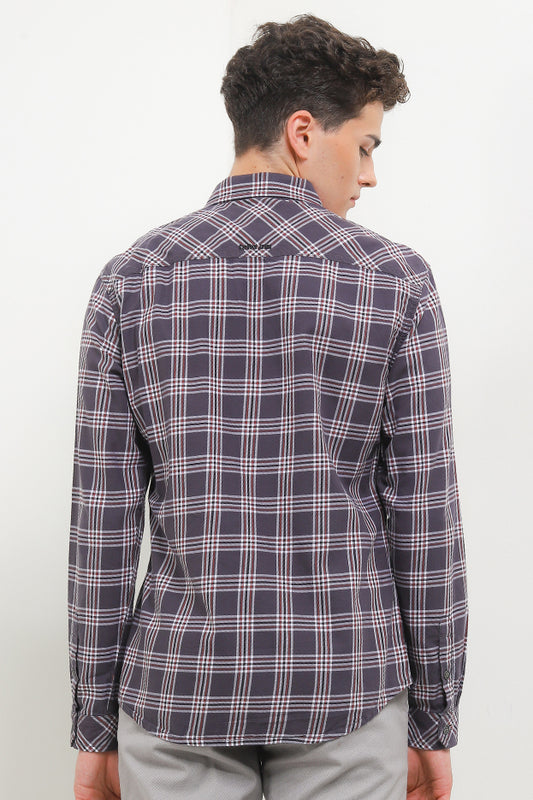 Cardinal Kemeja Lengan Panjang Slim Fit Pria C2922J04C
