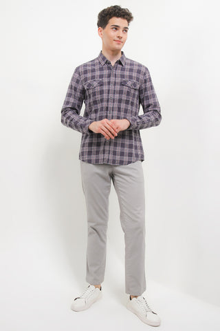 Cardinal Kemeja Lengan Panjang Slim Fit Pria C2922J04C