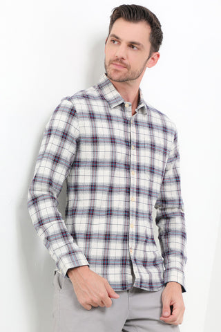 Cardinal Kemeja Lengan Panjang Slim Fit Pria C2942J08D