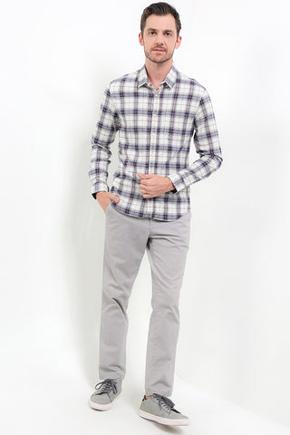 Cardinal Kemeja Lengan Panjang Slim Fit Pria C2942J08D