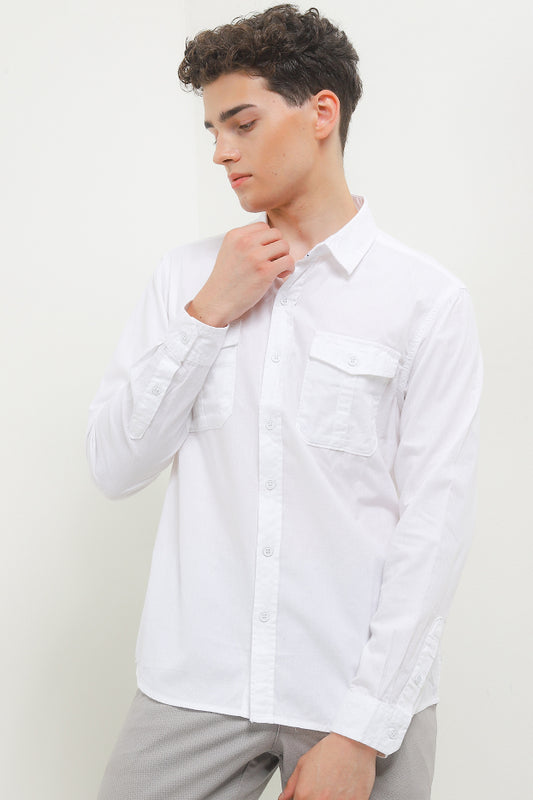 Cardinal Kemeja Lengan Panjang Slim Fit Pria Big Size C2948N08A
