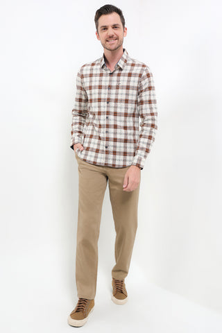 Cardinal Kemeja Lengan Panjang Slim Fit Pria C2970J03A