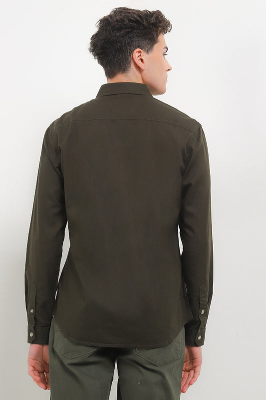 Cardinal Kemeja Lengan Panjang Slim Fit Pria C2972J06H