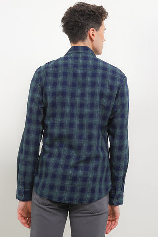 Cardinal Kemeja Lengan Panjang Slim Fit Pria C2978J06H