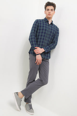 Cardinal Kemeja Lengan Panjang Slim Fit Pria C2978J06H