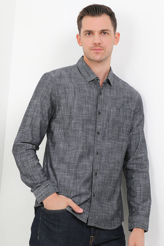Cardinal Kemeja Lengan Panjang Slim Fit Pria C2984J04C