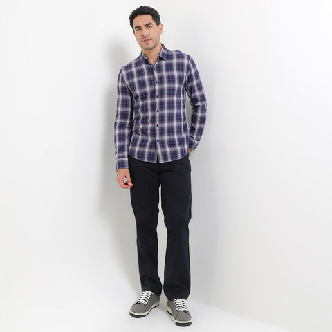 Cardinal Kemeja Lengan Panjang Slim Fit Pria C2986J02A