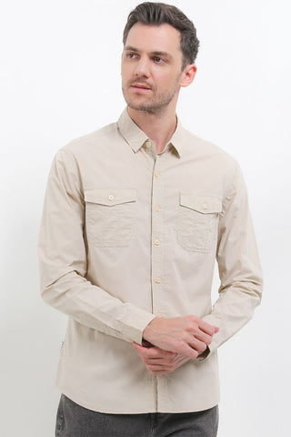 Cardinal Kemeja Lengan Panjang Slim Fit Pria C3010J12A