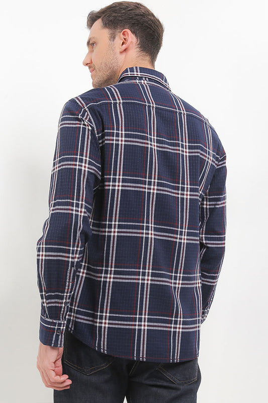 Cardinal Kemeja Lengan Panjang Slim Fit Pria Big Size C3016N02H