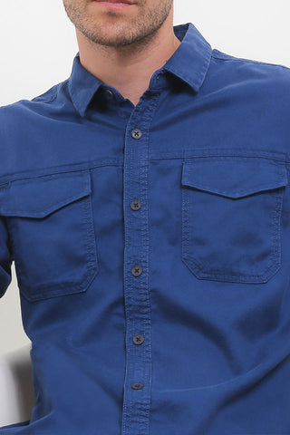 Cardinal Kemeja Lengan Panjang Slim Fit Pria C3018J02A