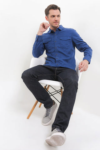 Cardinal Kemeja Lengan Panjang Slim Fit Pria C3018J02A