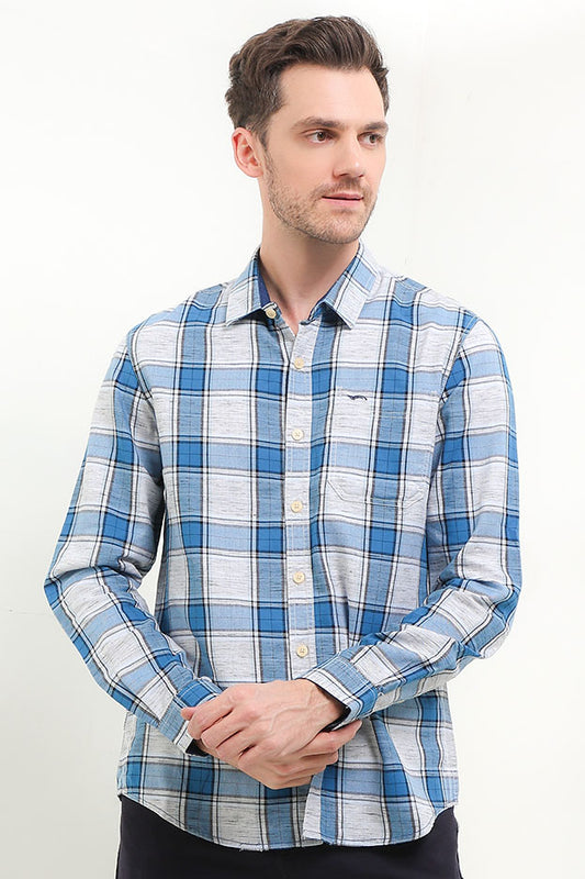 Cardinal Kemeja Lengan Panjang Slim Fit Pria C3026J02A