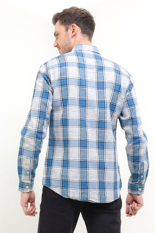 Cardinal Kemeja Lengan Panjang Slim Fit Pria C3026J02A