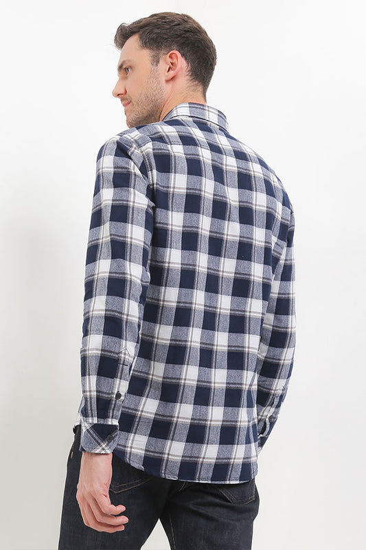 Cardinal Kemeja Lengan Panjang Slim Fit Pria C3032J02H
