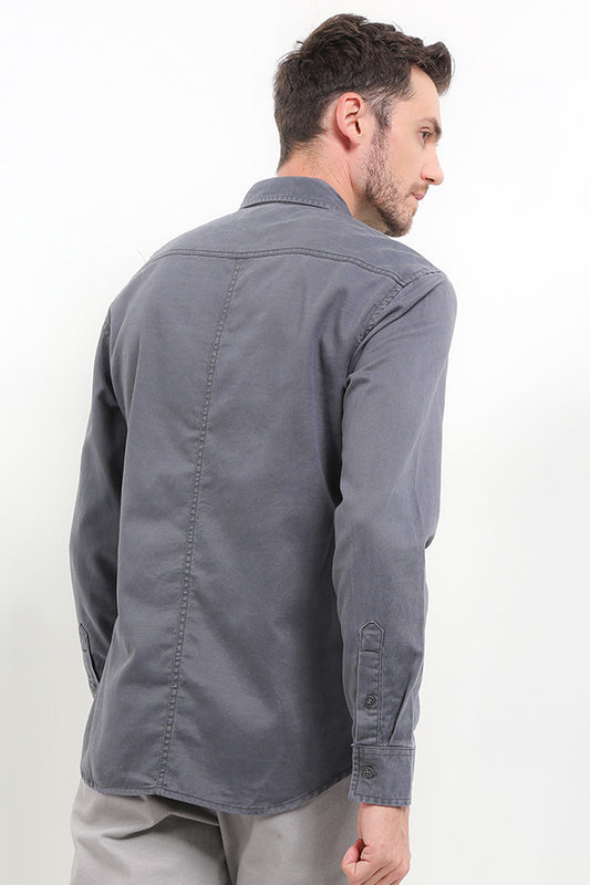 Cardinal Kemeja Lengan Panjang Slim Fit Pria C3044J04C