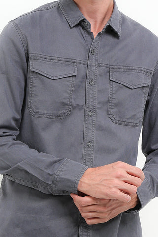 Cardinal Kemeja Lengan Panjang Slim Fit Pria C3044J04C
